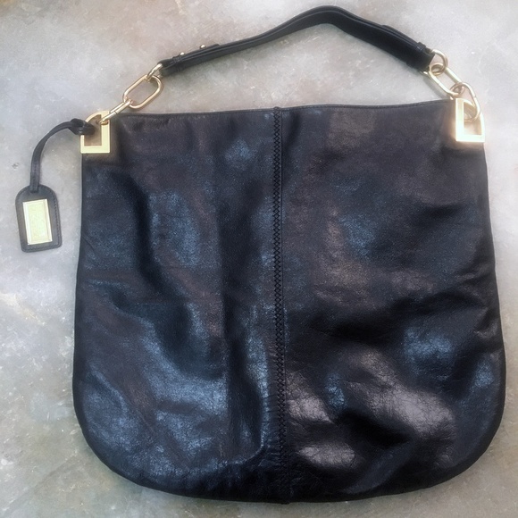 BADGLEY MISCHKA LEATHER GAIA HOBO BAG - Picture 6 of 10